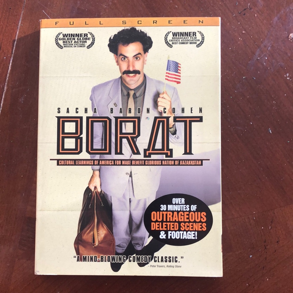 Borat DVD - bran new, never opened.